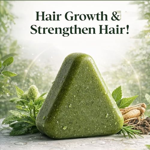 Korean Herbal Shampoo Bar for Thinning Hair - Strengthening & Hydrating