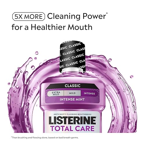 Listerine Total Care Anticavity Mouthwash Intense Mint 2 Pack