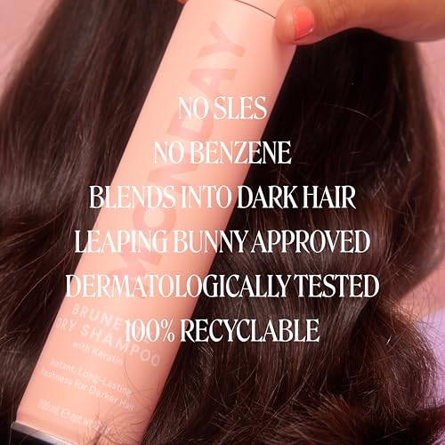 MONDAY BRUNETTE Dry Shampoo 200mL with Keratin for Dark Hair