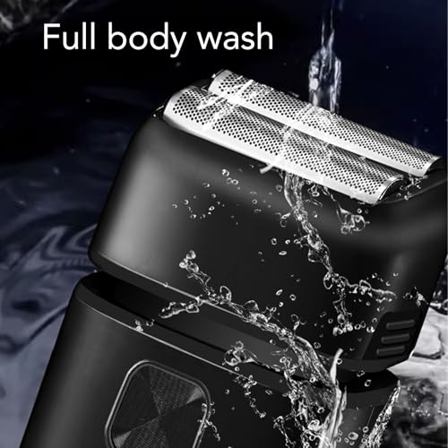 ZJchao Professional Reciprocating Beard Trimmer Foil Clipper for Men Bald Head, LCD Display, lectric Trimmer Foil Clipper Bald Head LCD Display Reciprocating Beard Clipper, Foil Shaver for Men
