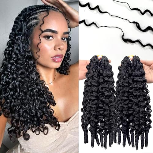 100% Human Hair Crochet Braids Burmese Curly 18 Inch 120g