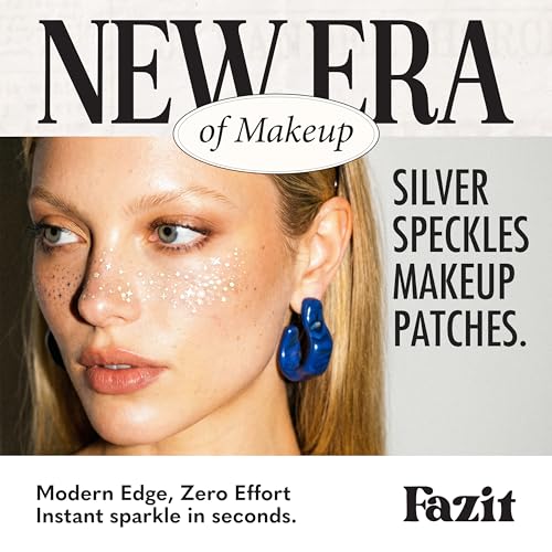 Fazit Silver Speckles Glitter Freckle Makeup Patches - 6 Pack