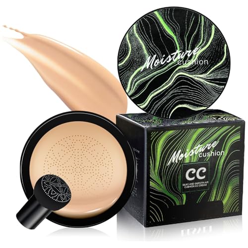 CC Cream Foundation Cushion with Sponge - Full Coverage Concealer