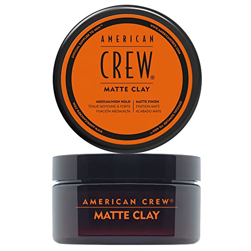 American Crew Men's Hair Matte Clay - 3 oz, Medium/High Hold