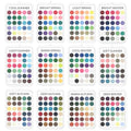 Seasonal Color Analysis Keychain - 12 Palette Cards