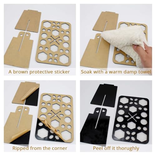 BEAKEY Makeup Brush Drying Rack - 28 Holes Collapsible