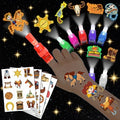 72pc Cowboy Party Favors – 48 Tattoos & 24 LED Finger Lights