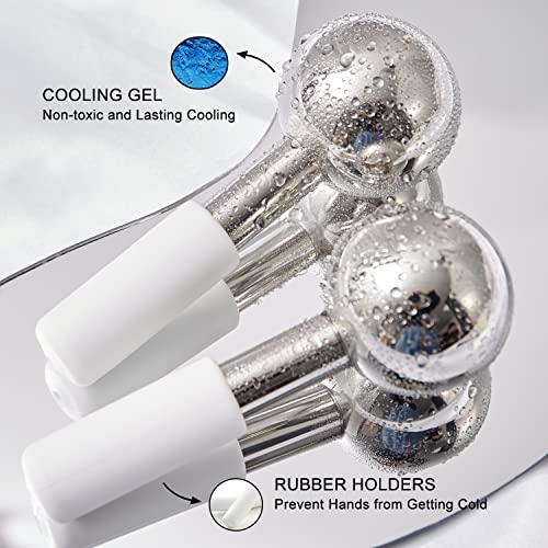 Pfefe Ice Globes for Face - Stainless Steel Cryo Roller