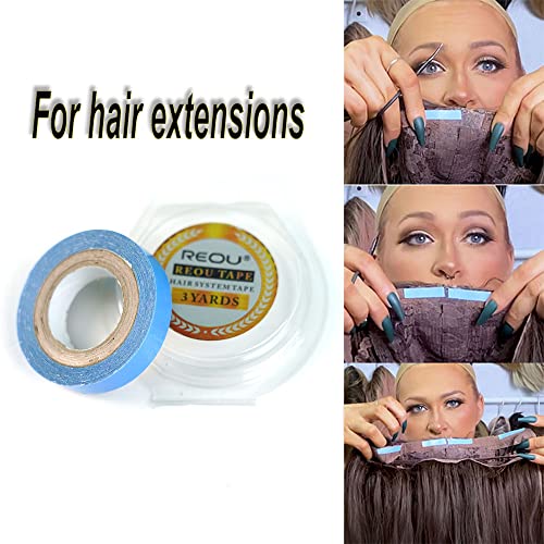 REOU Double-Sided Lace Front Wig Tape - 3 Yards, No Shine