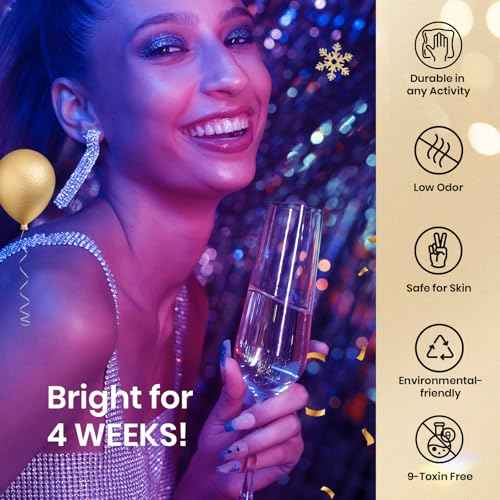 Beetles Nail Art Gel Liner Polish 12 Colors Reflective Glitter Gel Nail Polish, Gold Silver Pink Blue Purple Brown Black Kit Soak Off Uv Nail Art Design Set Summer Manicure Gifts for Women