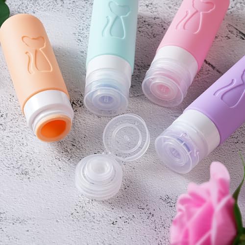 Zafit TSA Approved 3oz Leakproof Travel Bottles Set of 4