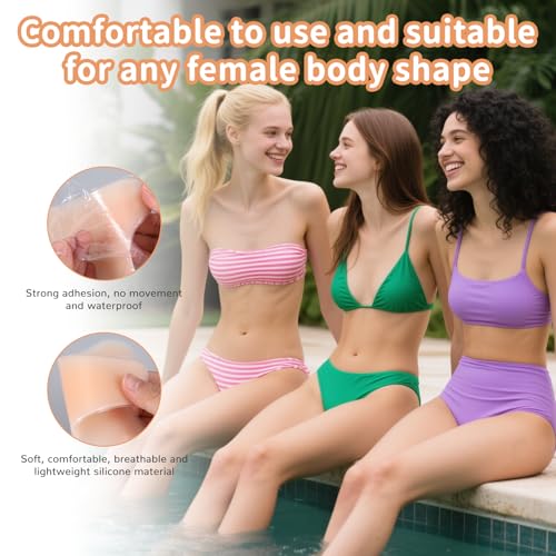 4-Pack Y Shape Silicone Camel Toe Concealers for Women