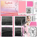 DIY Lash Extension Kit 684pc Clusters with LED Mirror