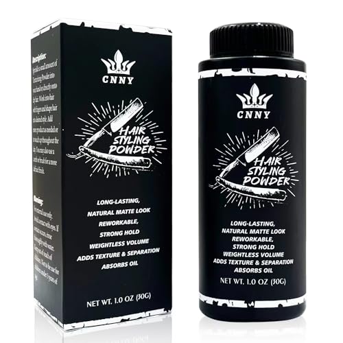 Crownnaturally Matte Hair Styling Powder for Men - Strong Hold & Volume
