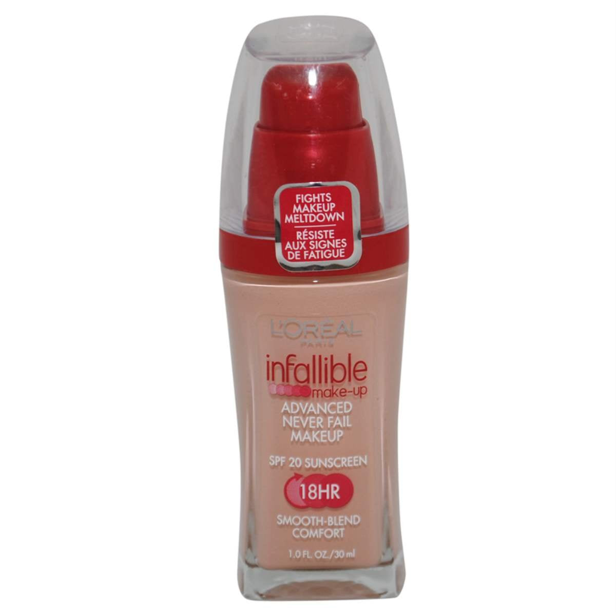 L'oreal Infallible Advanced Never Fail Makeup, Natural Ivory, 1-Fluid Ounce