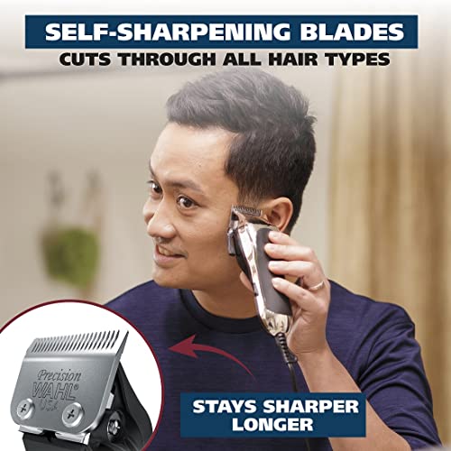 Wahl Chrome Pro Corded Hair Clipper Kit with 13 Guards
