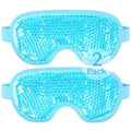 NEWGO Cooling Eye Mask for Puffy Eyes, Cold Eye Mask Eye Ice Pack for After Eyes Surgery, Tension Stress Relief, Itchy Eyes, Headaches, Dark Circles - Blue (Blue-2Pack)