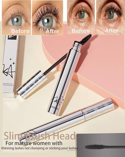 Waterproof Mascara for Mature Women 60+ with Thinning Lashes