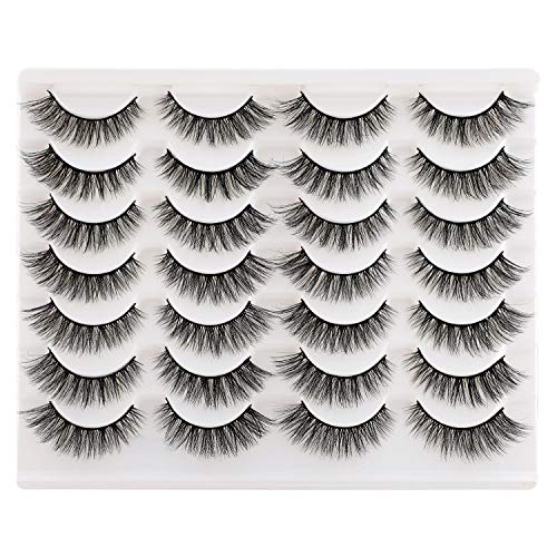 Newcally Wispy Faux Mink Lashes 14 Pairs Pack