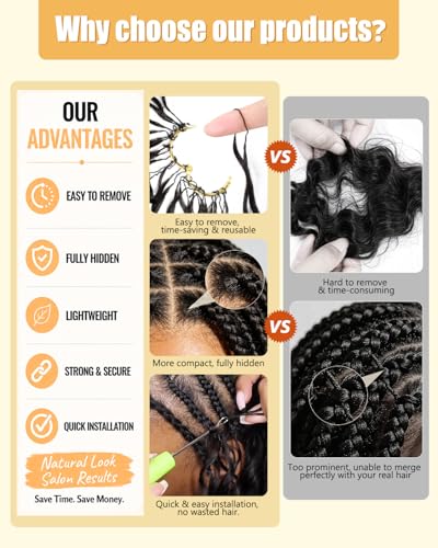 ISHOW Burmese Curly Crochet Hair 170g Pre-Looped 20 Inch Natural Black