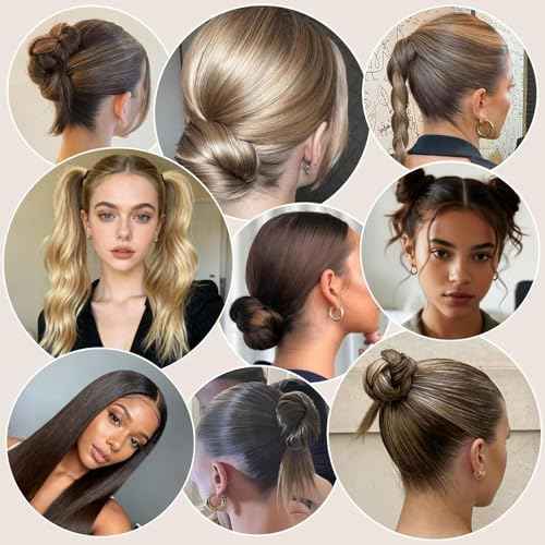 Hair Pins for Women Bobby Pins for Bun Styling Kit Black Premium Bobby Pin For Kids, Girls And Women Comfortable, Pain-Free Hair Accessories Hair Wax Stick Slick Back Brush Kit