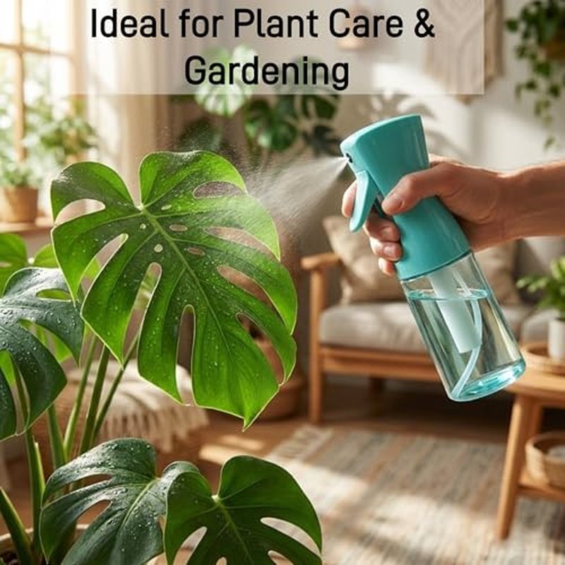 2 Pack Continuous Spray Bottle - Fine Mist Hair & Plants 6.8oz