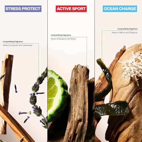 Suave Antiperspirant Deodorant for Men Variety 3-Pack ? Invisible Solid Active Sport, Ocean Charge & Stress Protect Antiperspirant Sticks, 48H Sweat & Odor Protection, 2.7 Oz Ea