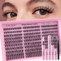 Wispy Eyelash Clusters Kit - 300pcs DIY Individual Lashes (10-16mm)
