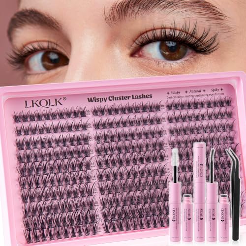 Wispy Eyelash Clusters Kit - 300pcs DIY Individual Lashes (10-16mm)