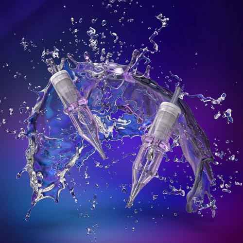 Tattoo Cartridge Needles 50PCS Assorted Mixed Size Round Liner Shader Magnum 3RL 5RL 7RL 9RL 5RS 7RS 9RS 9RM 11RM 7M1 Disposable Tattoo Needles with Membrane for Rotary Tattoo Machine Pen Gun