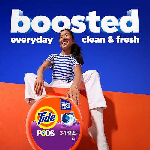 Tide PODS Laundry Detergent Pacs, 3-in-1 Stain Remover, 112 Count