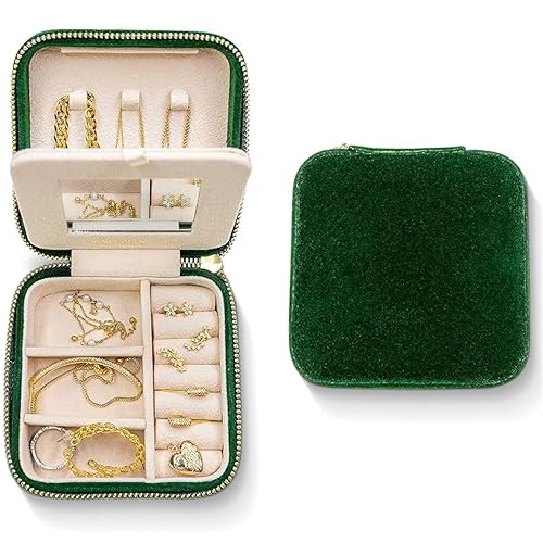 Benevolence LA Emerald Travel Jewelry Box & Large Toiletry Bag, Featured in Oprah's Favorite Things | Gifts For Her