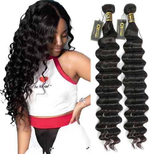QTHAIR 16A Peruvian Virgin Hair Loose Wave 28 28 inch 200g 100% Unprocessed Loose Deep Wave Peruvian Human Hair Weave 2 Bundles Natural Color Bundles Human Hair