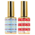 Daisy DND Gel Base Coat & No Cleanse Top Coat Set for UV/LED Light