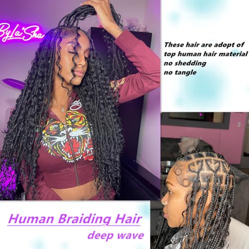 Boho Braiding Hair Curly Human Hair 2 Bundles 100g