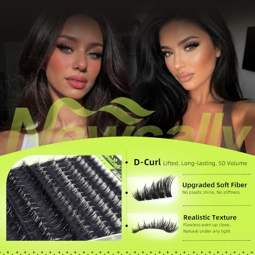 Manga Lash Clusters Spiky Eyelash Extensions 10-18MM D Curve