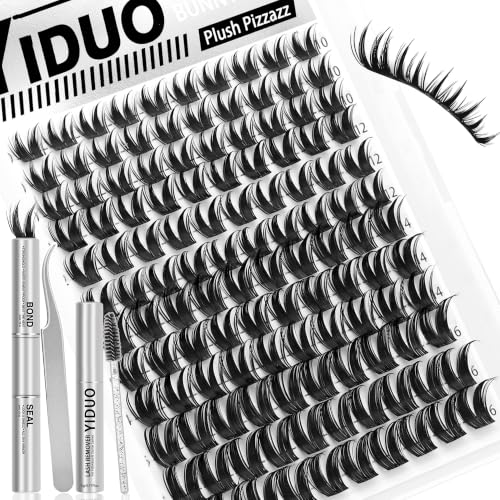 Bunny Manga Lash Clusters Kit - 120 Pcs with Bond & Remover