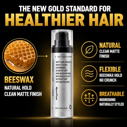 ApexFlow Hair Styling Cream - Volumizing & Flyaway Control, 1.76 oz