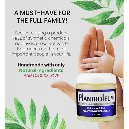 Beesaluxe Plantroleum | Next-Gen Plant-Powered Jelly | No Petroleum Needed | All-Purpose Moisturizer & Skin Protectant (2 Ounce)