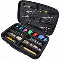 Yueieoun 17-inch Barber Clippers Organizer Bag with Adjustable Dividers