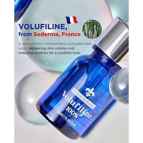 100% Volufiline Ampoules ? Advanced Firming & Lifting Facial Ampoule from France Sederma, Intense Hydration & Skin Rejuvenation for Youthful, Perfect for Layering & DIY, 0.33 fl.oz (10ml) 3 Pack