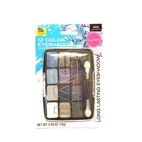 L.A. Colors 12 Color Eyeshadow Palettes, Supernatural