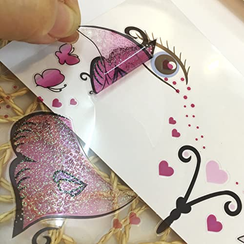 "4 Pairs" of Miss 3D Volume Tapered False Eyelash Extension M345