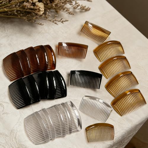 French Hair Combs 24-Pack with 23-Teeth for All Hair Types
