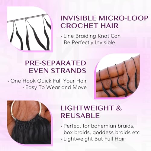 IDN BEAUTY Remy Human Hair Crochet 18" Deep Wave 120g