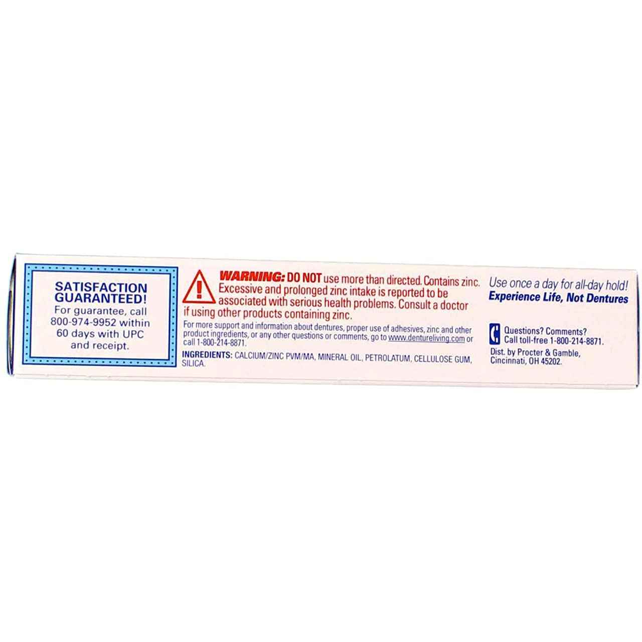 Fixodent Free Denture Adhesive Cream 2.40 oz (Pack of 5)