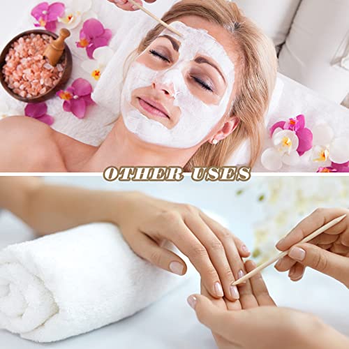 Mini Wooden Wax Applicator Sticks for Eyebrow, Lip, Nose Hair Removal - Facial Spatulas for Smooth Skin at Home or Spa (2400 Pieces)