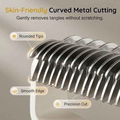 Dual-Sided Pet Grooming Comb with Spray for Dogs & Cats