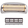 METALFX Single Foil Shaver, Handheld Razor for Travel, Portable Cordless Close Face Shaver for Head, Beard, & Neck