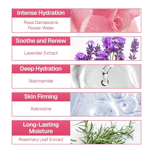 Lotionique ? Ultra Elasticity & Moisture Balance with Adeonsine & Rosa Damascena Flower Water for Skin Toner, Korean Skin Care, 5.1 fl.oz.
